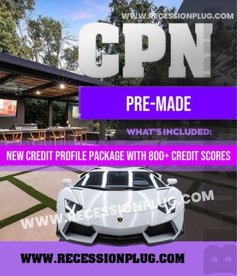 Pre-Made New Credit Profile Package with 800+ Credit Scores (Same Day)