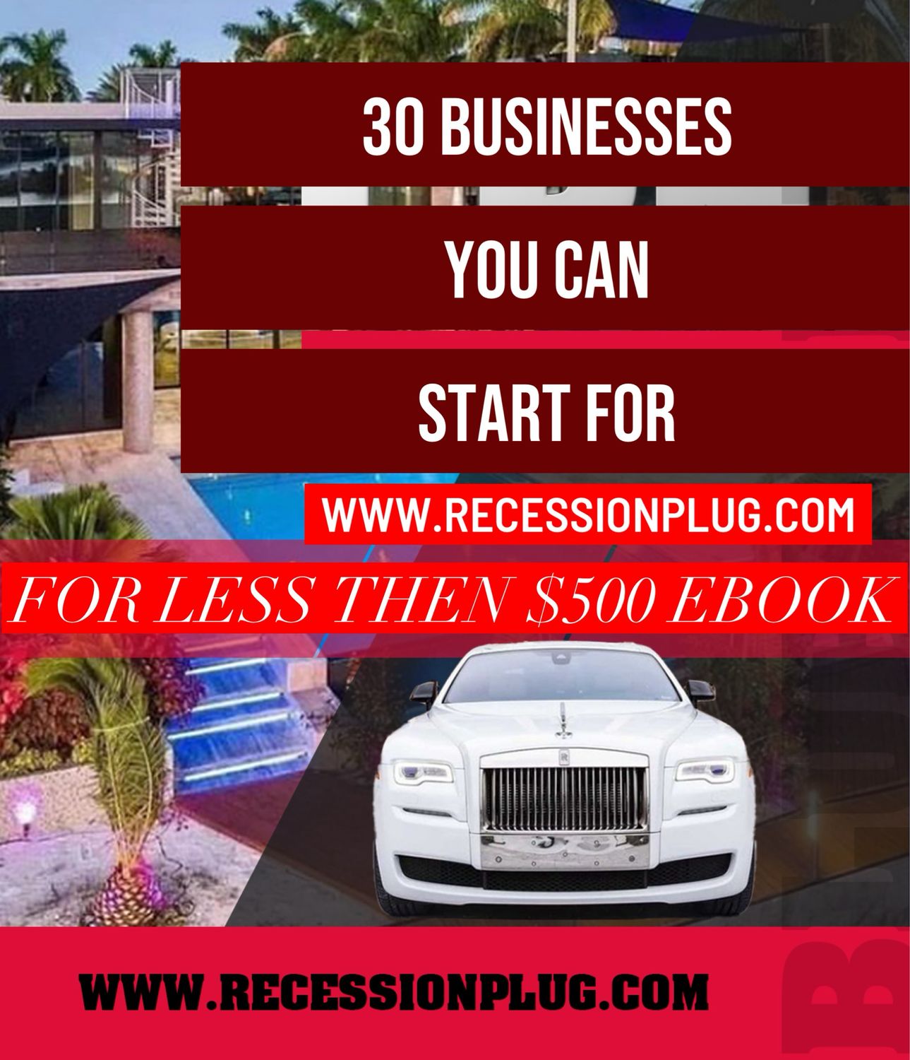 30 BUSINESSES YOU CAN START FOR LESS THEN $500 EBOOK