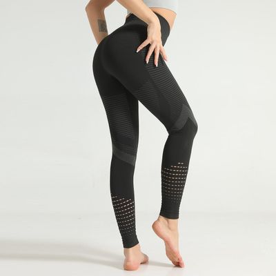 Hollow Out Fitness Gym Leggings Women Seamless Energy Tights Workout Running Activewear Yoga Pants Sport Trainning Wear