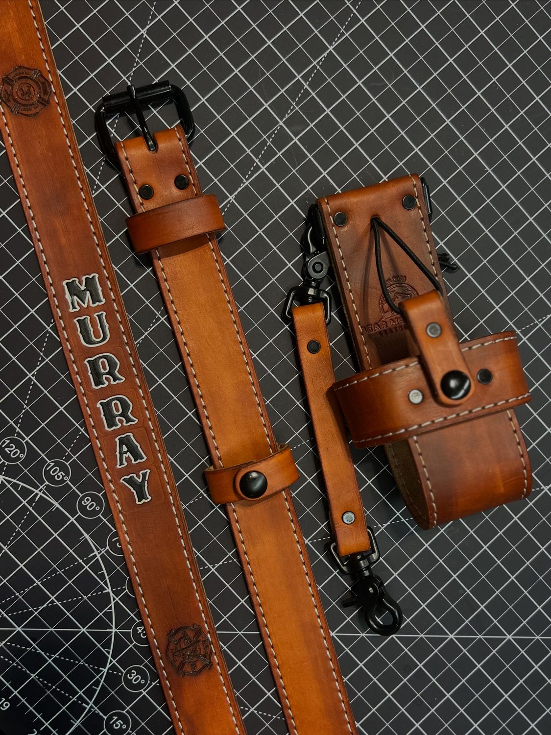 Radio strap set