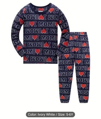 Boys 2pc  Cotton Pajamas Sets