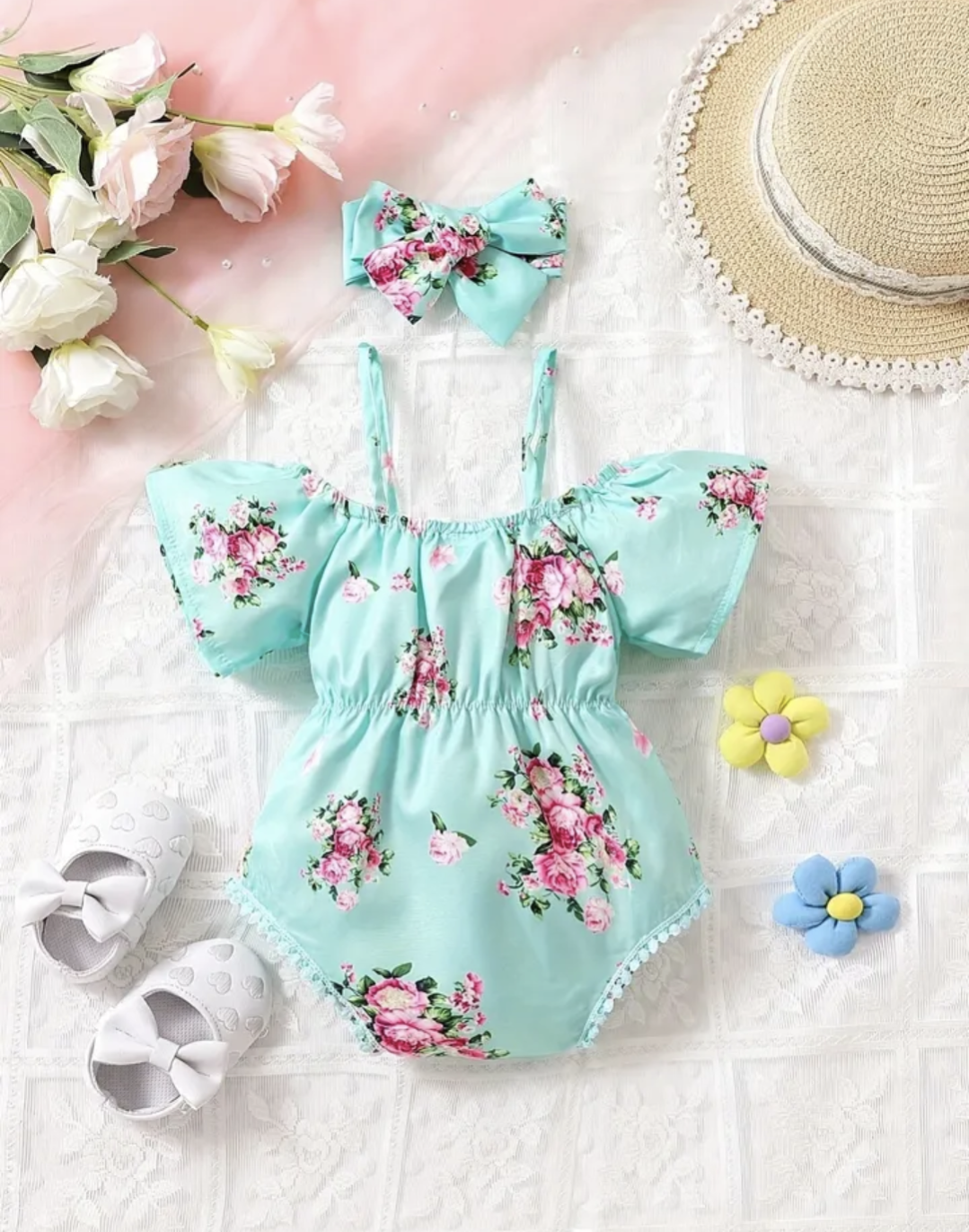 Girls Summer Floral 2pc