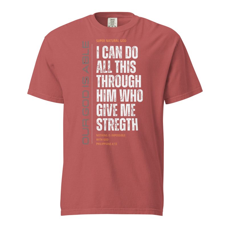 Unisex garment-dyed heavyweight t-shirt