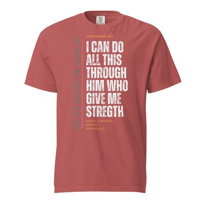 Unisex garment-dyed heavyweight t-shirt