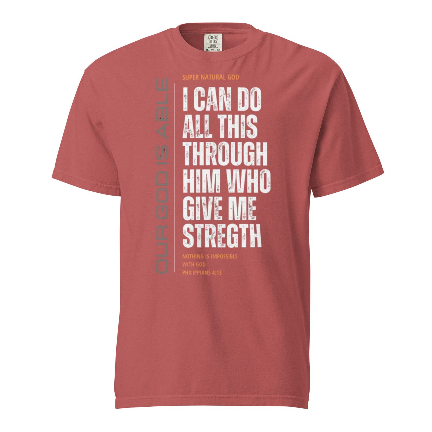 Unisex garment-dyed heavyweight t-shirt
