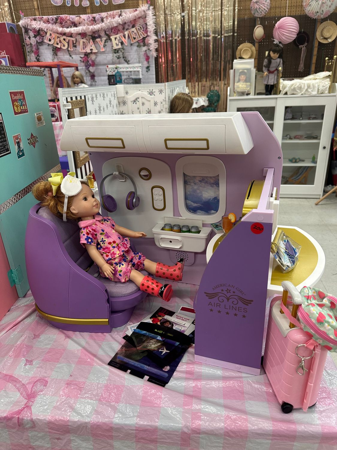 Airplane and snack cart