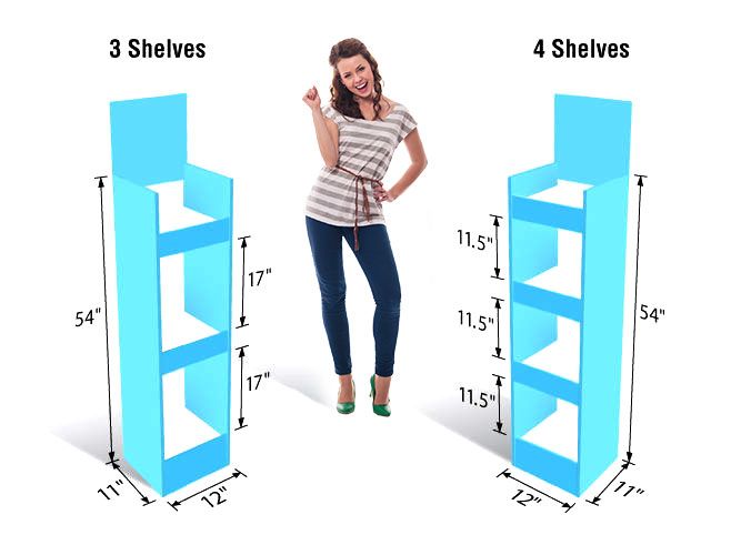 POS Cardboard Display Stand StandFast Large