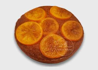 Orange Caramel Einkorn Coffee Cake (without the coffee!)