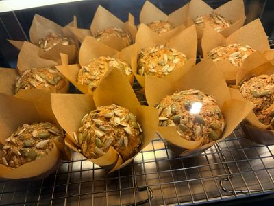 Einkorn Seeded Muffins