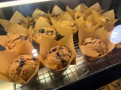 Einkorn Blueberry Muffins