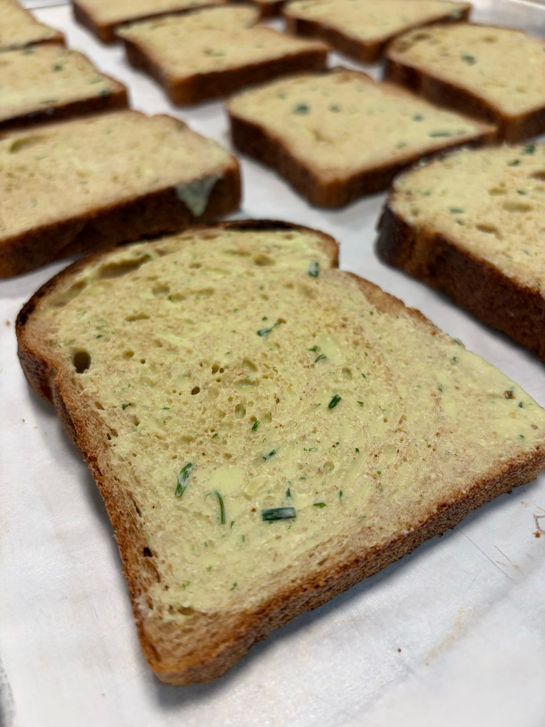 Einkorn Garlic Bread