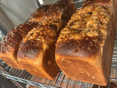 Smoked Cheddar &amp; Chive Sourdough Bread