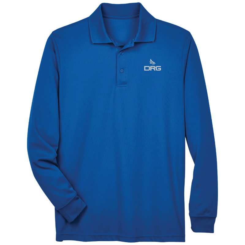 Core365 Men&#39;s Pinnacle Performance Long-Sleeve Polo