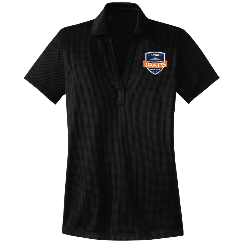 JPATS Ladies&#39; Performance Fine Jacquard Polo