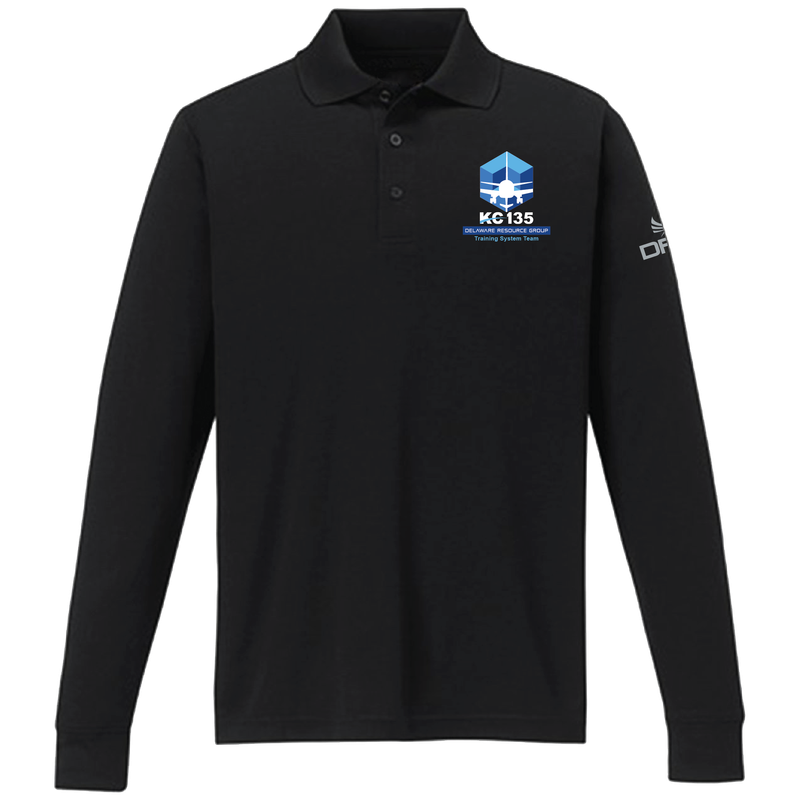 KC-135 Pinnacle Performance Long Sleeve Pique Polo