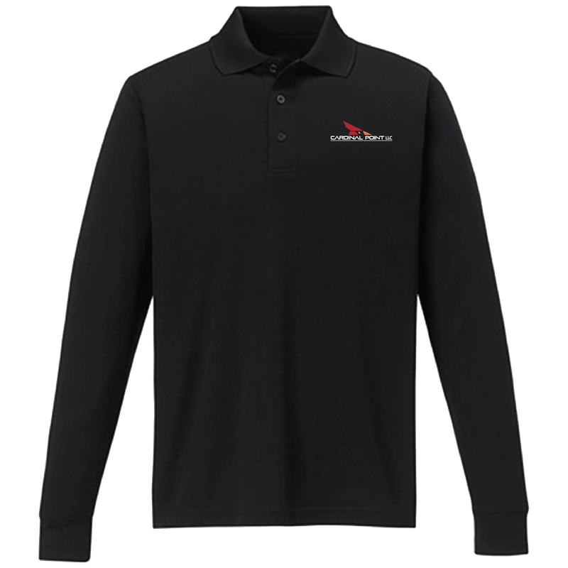 Cardinal Point Core365 Men's Pinnacle Performance Long-Sleeve Polo