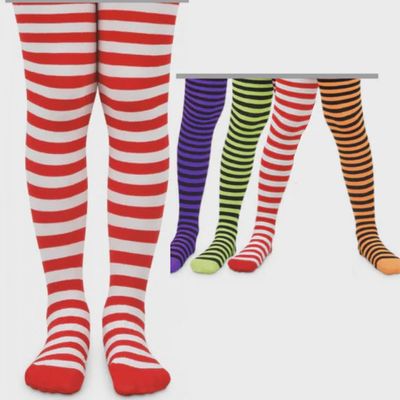 Jefferies Girls Striped Tights