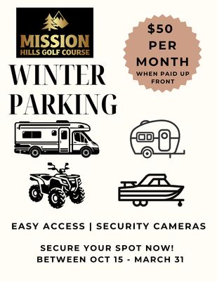 Winter Parking
