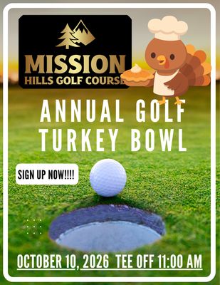 Turkey Bowl Golf Tournament Entry Fee
