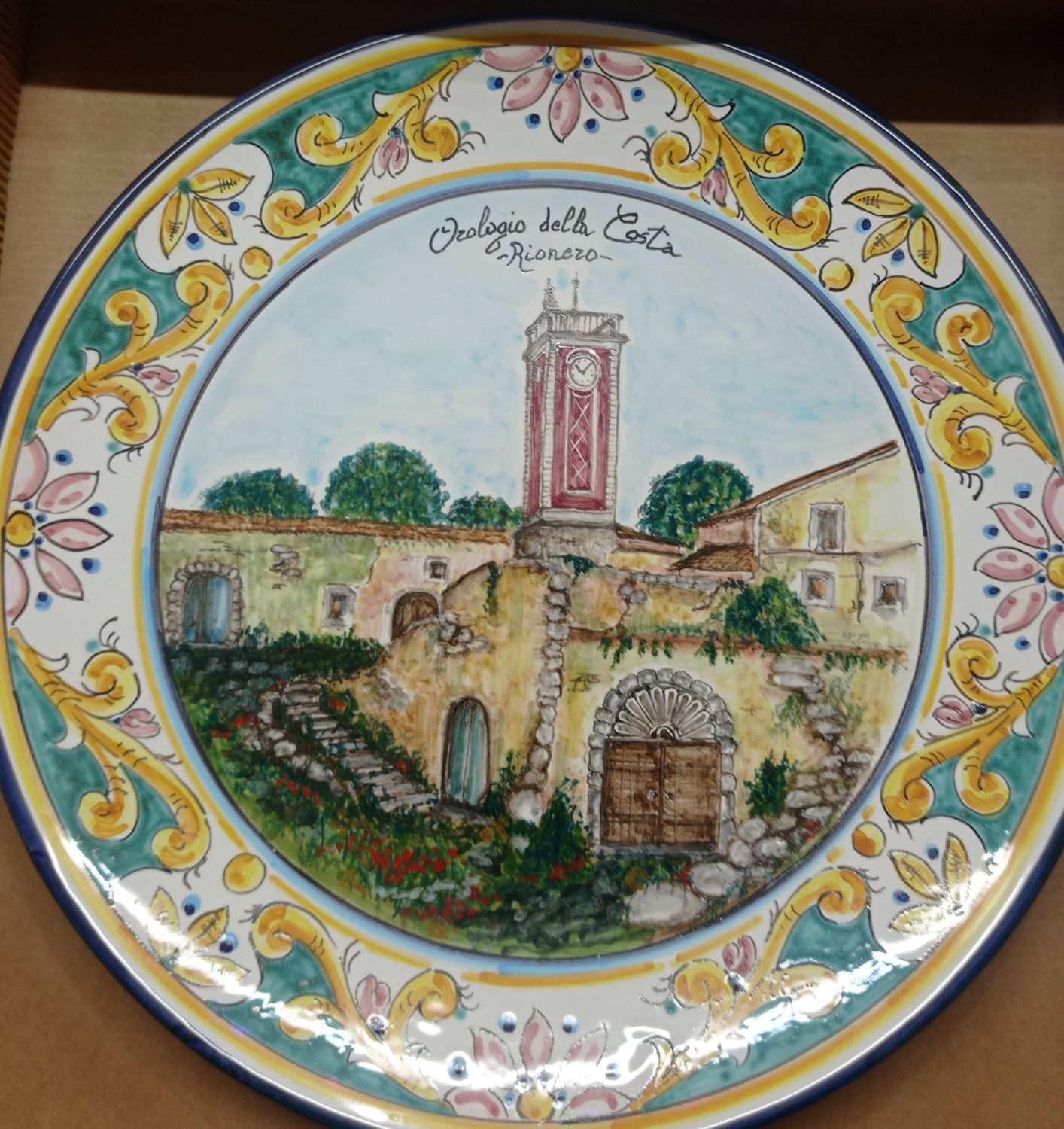 Piatto da muro &quot;Orologio della Costa&quot;