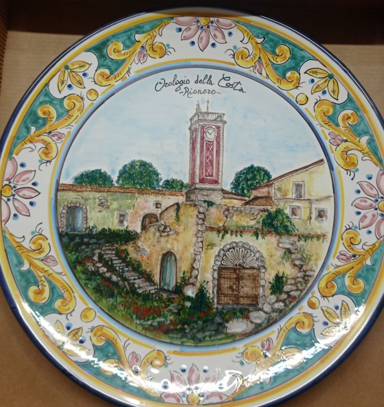 Piatto da muro &quot;Orologio della Costa&quot;