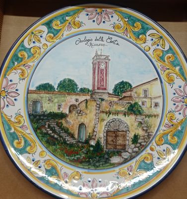 Piatto da muro &quot;Orologio della Costa&quot;
