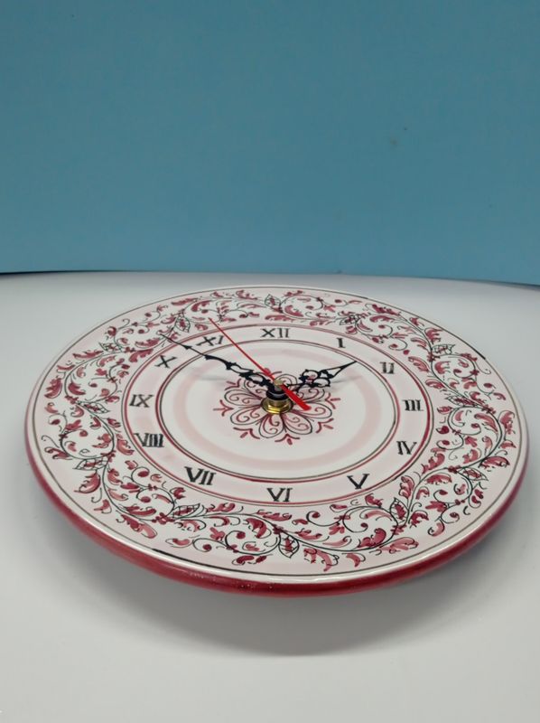 Orologio rotondo da parete, diametro 25 cm, su richiesta