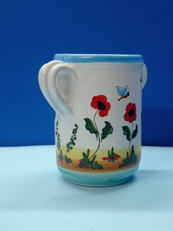 Vaso tubolare con manici