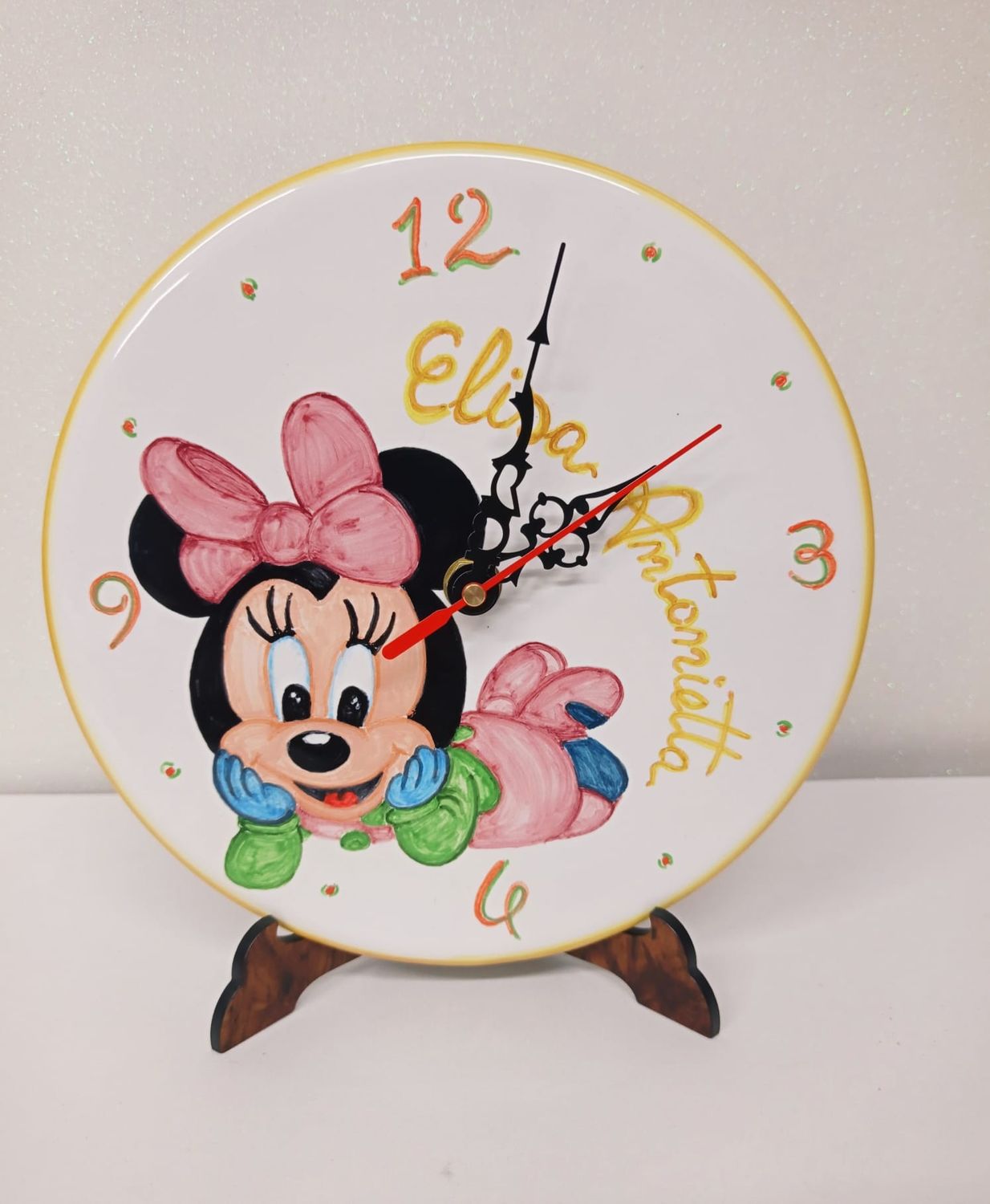 Orologio da tavolo, per bambini, soggetto a scelta