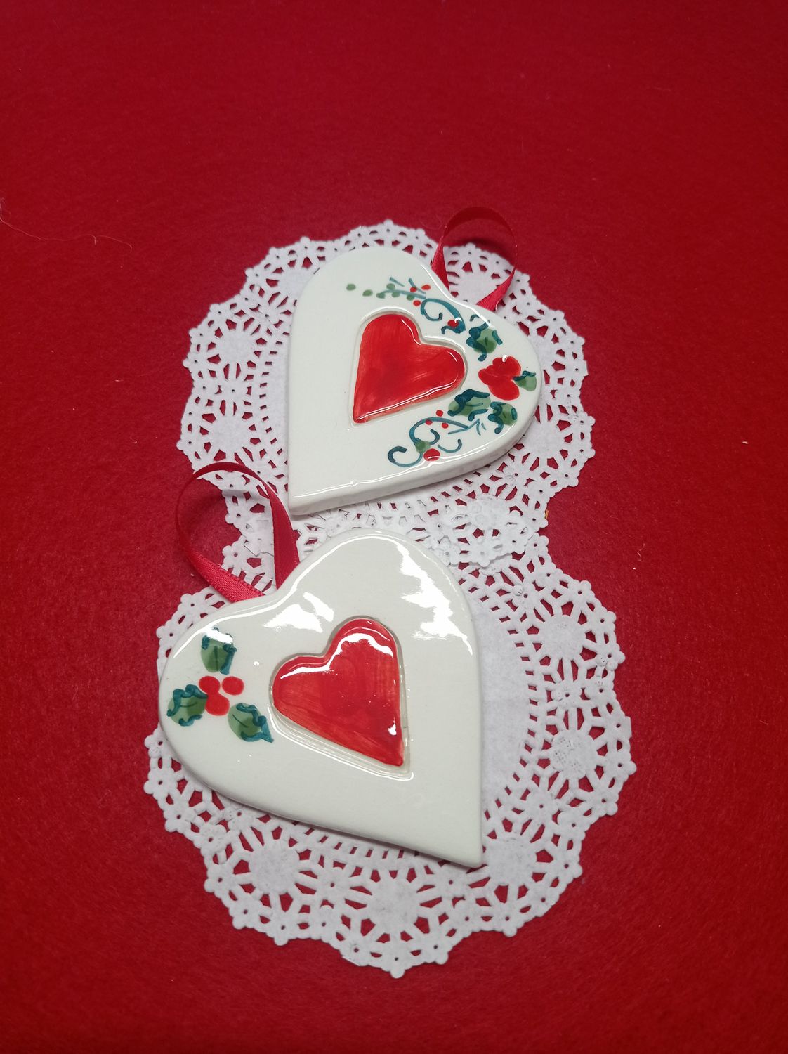 Cuoricini decorativi da 7/8 cm (chiedere per quantità elevate)