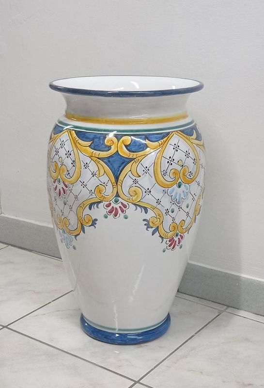 Portaombrelli in maiolica