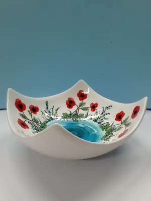 Coppa quadrata a punte rialzate 18x18