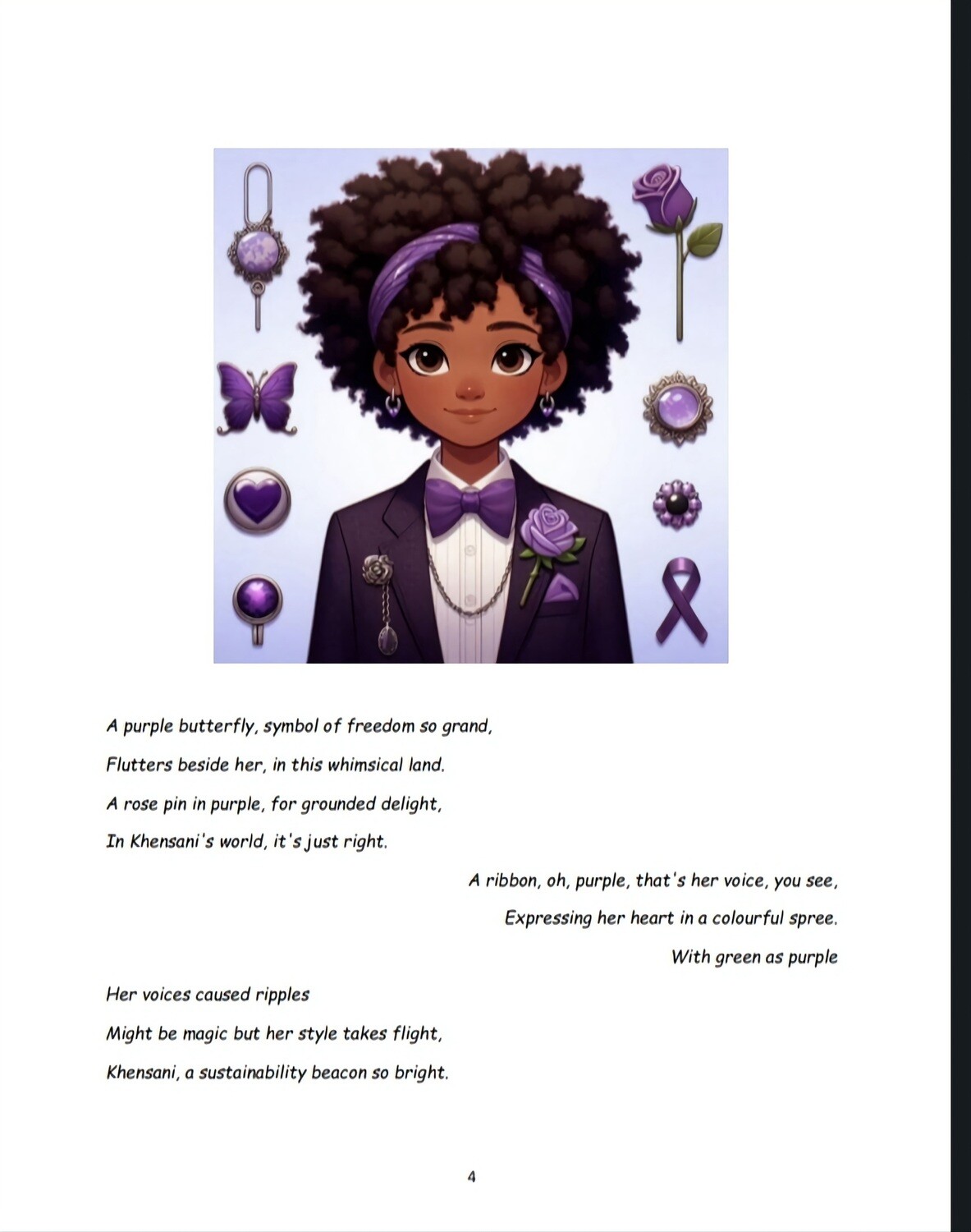 Little Ms Purple: Khensani’s green planet Quest