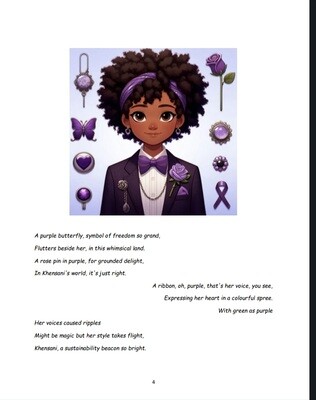 Little Ms Purple: Khensani’s green planet Quest