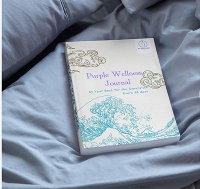 Purple Wellness Journal: At Your Best for a generation, every 30 days (Pre-order)