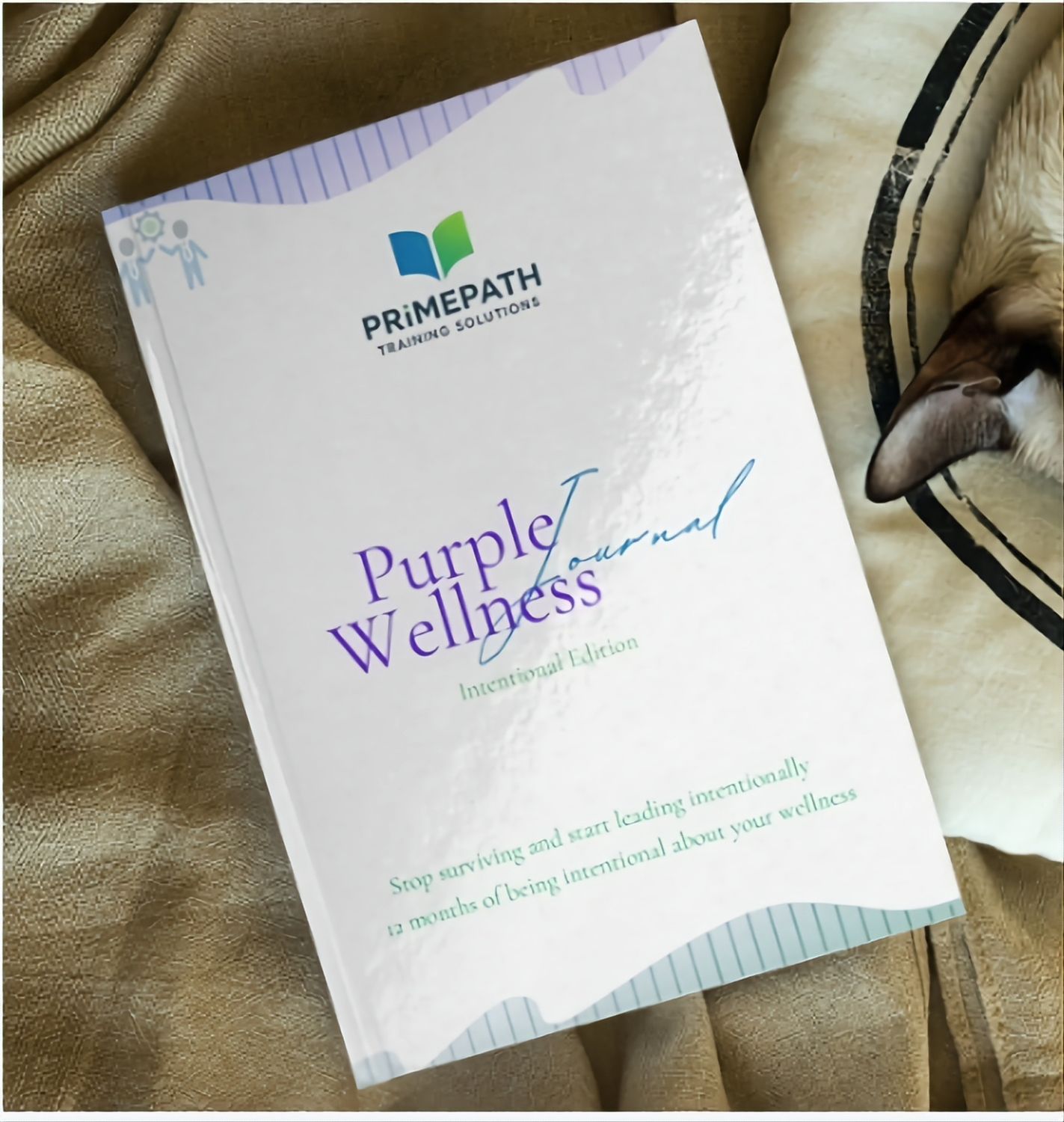 Purple Wellness Journal: Intentional edition X Prime path Partner cover (12 months)