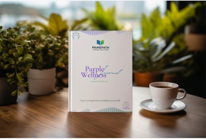 Purple Wellness Journal: Intentional edition X Prime path Partner cover (12 months)