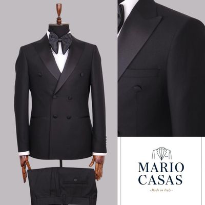 Mario Casas Tuxedo Double Breasted
