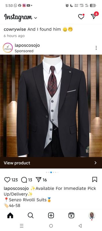 Senzo Rivoli Premium Suit