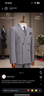 Bilbao Double Breasted Premium Suits