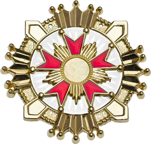 KRSTR208 - Ehrenorden 3D 2-teilig 8 cm KRSTR208 - Ehrenorden 3D 2-teilig 8 cm