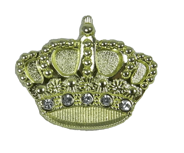 292017G - Kronenpin - 3,5 x 2 cm