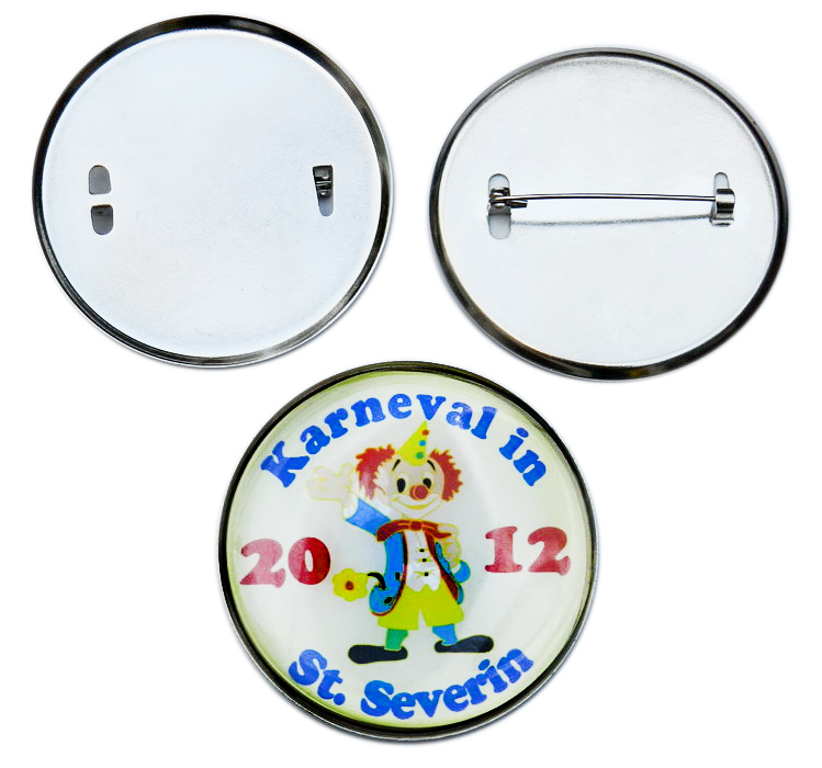 A512011BIE - Button mit Sicherheitsnadel - 5 cm