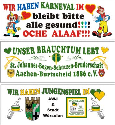 Banner für Innen + Aussen