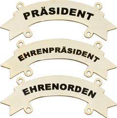 Schriftbögen + Namensspangen