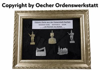 Aachen Pins im Rahmen
