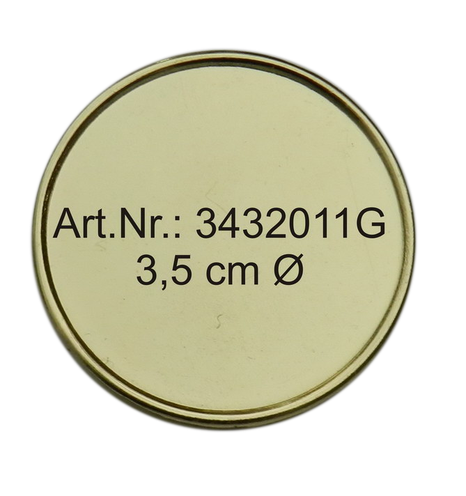 3432011G - Rundpin 3,5 cm 3432011G - Rundpin 3,5 cm