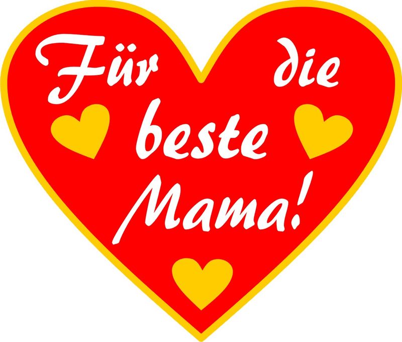 Für die beste Mama - Herzpin 3 cm Für die beste Mama - Herzpin 3 cm