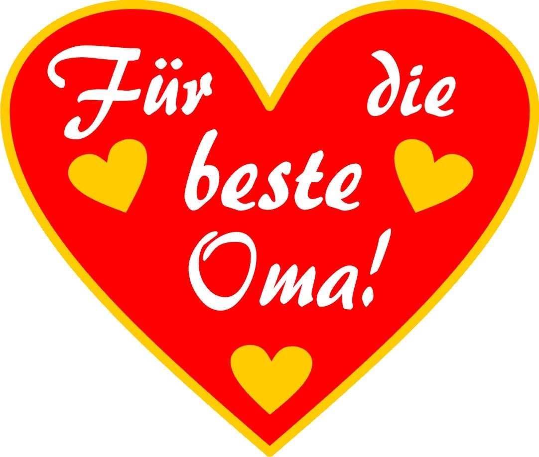 Für die beste Oma - Herzpin 3 cm