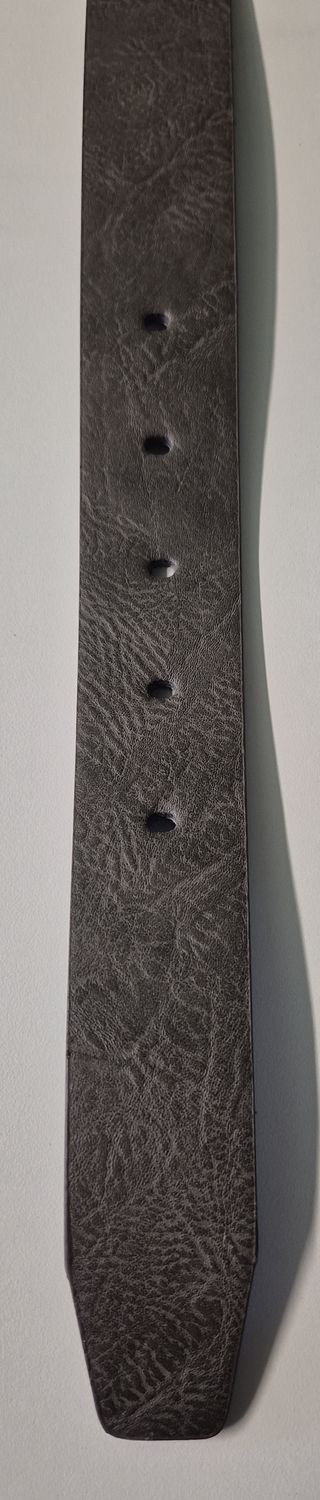 Cintura uomo pelle grigio altezza 3.8 cm sport jeans